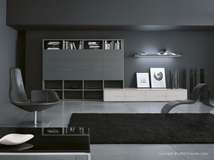 Гостиная в стиле Хай тек