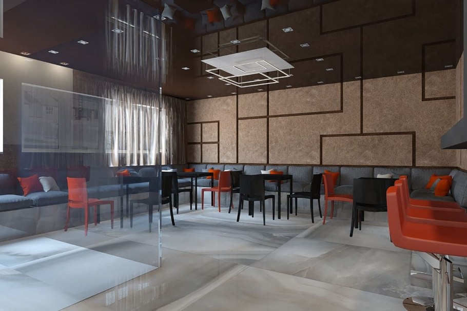 Дизайн коммерческих помещений 62 метра