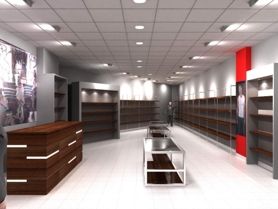 Отделка торговых помещений