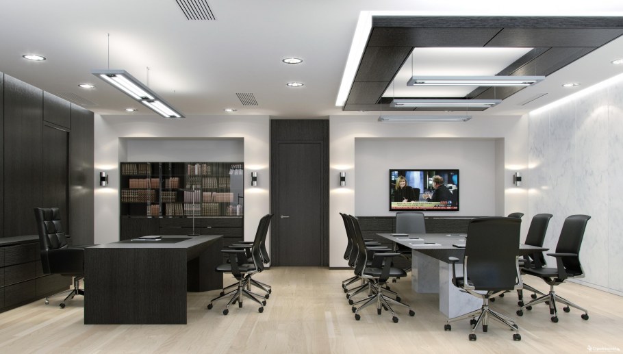 Современный офис интерьер