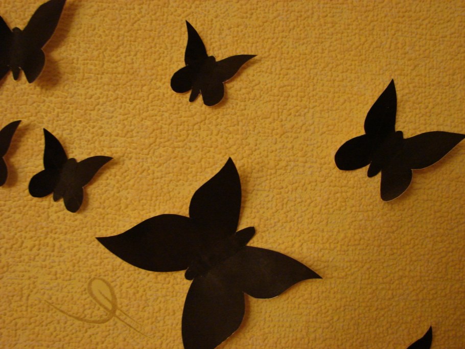 Панно бабочки на стену