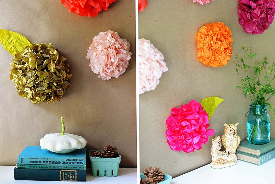 Цветочки для декора комнаты