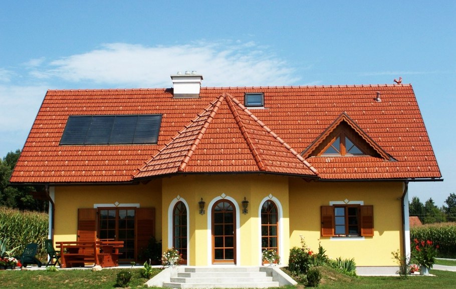 Фасад из облицовочного кирпича