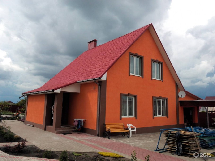 Персиковый фасад