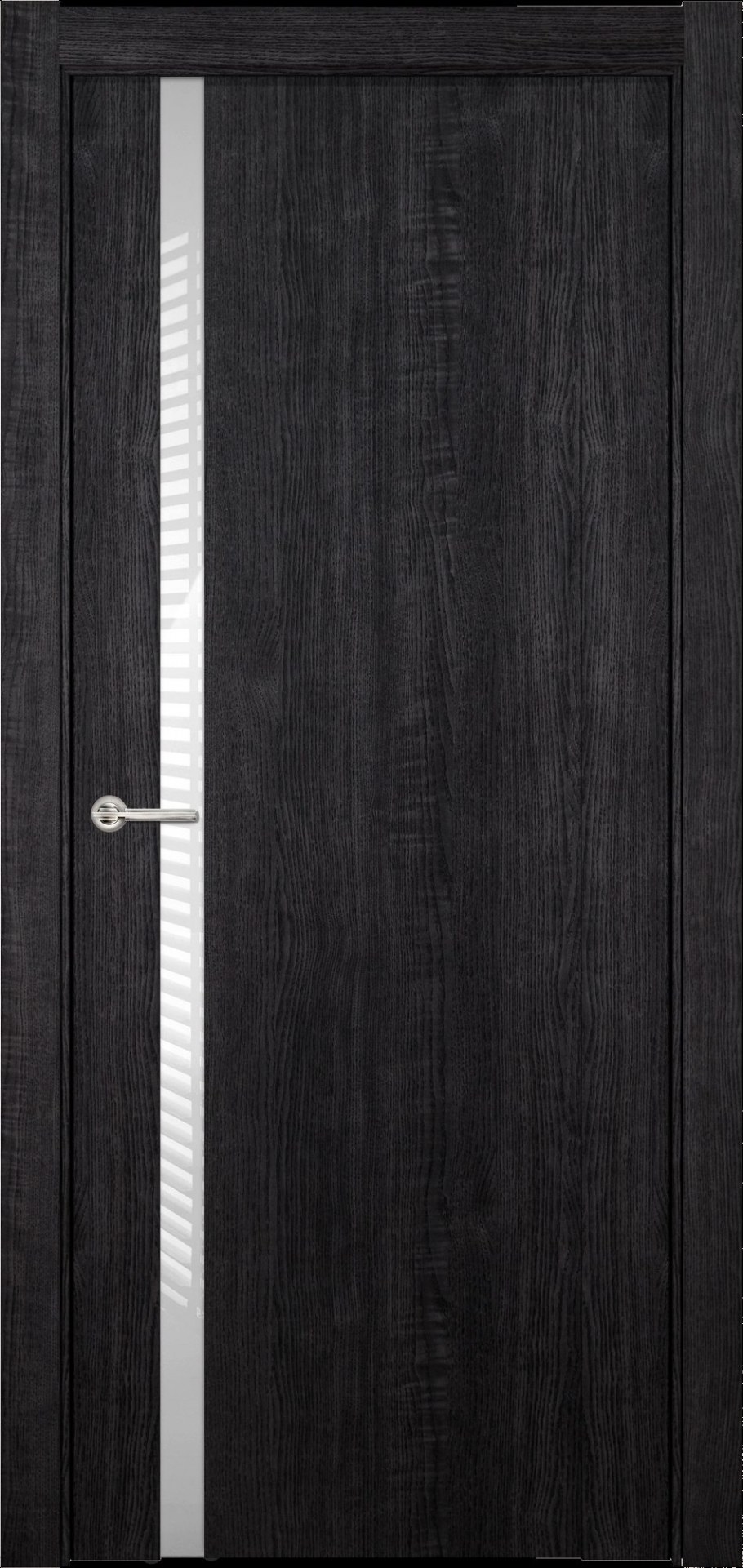 Межкомнатная дверь Текона Страто 02 тонированный черный дуб
