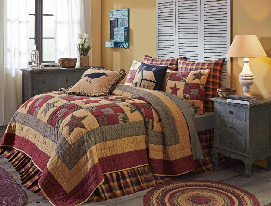 Лоскутное одеяло в стиле Кантри