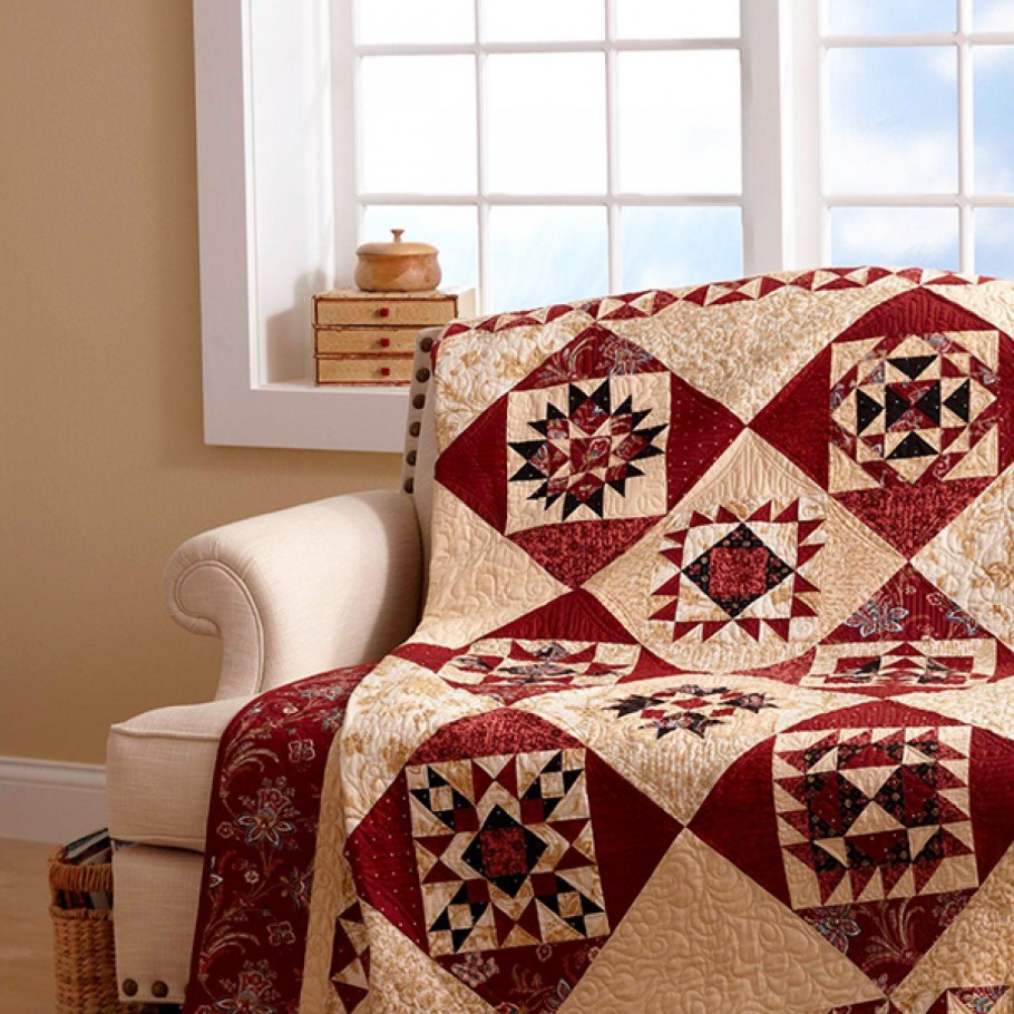 Лоскутные диванные подушки