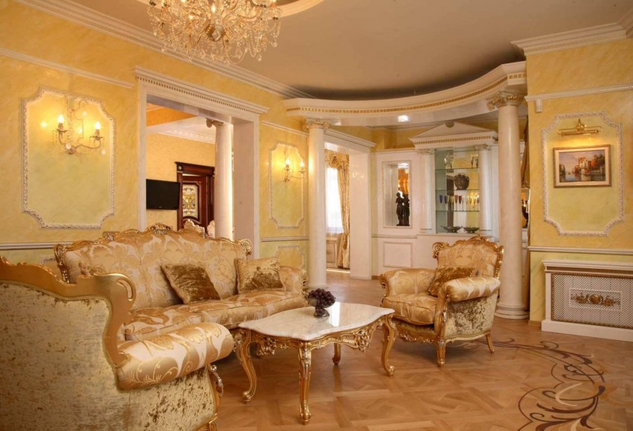 Гостиная в стиле Барокко в квартире