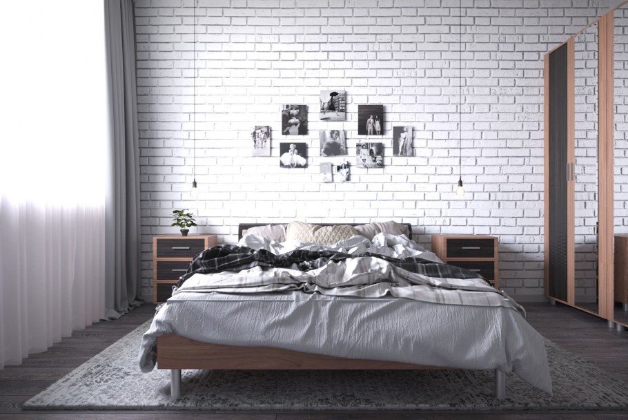 Спальня Сканди лофт