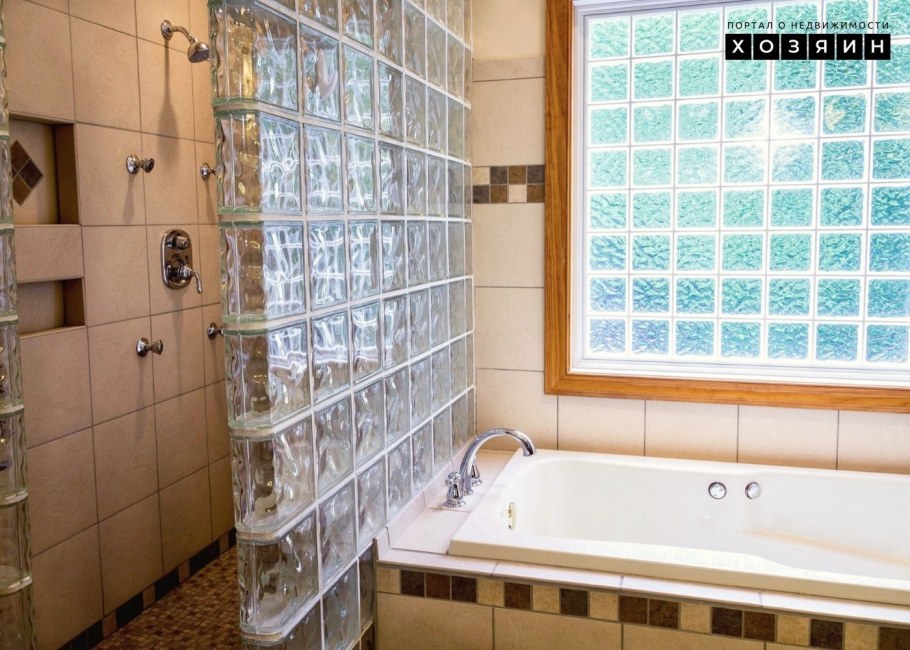 Стеклянный кирпич Леруа Мерлен