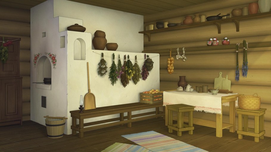 Декорации русской избы