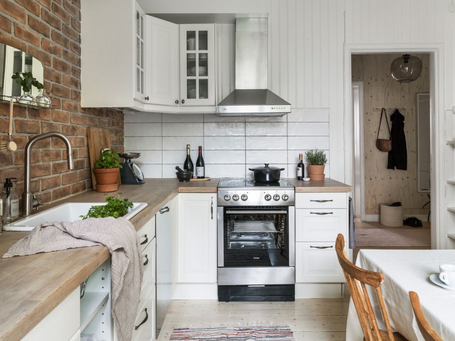 Гарнитур кухня Скандинавский Кантри