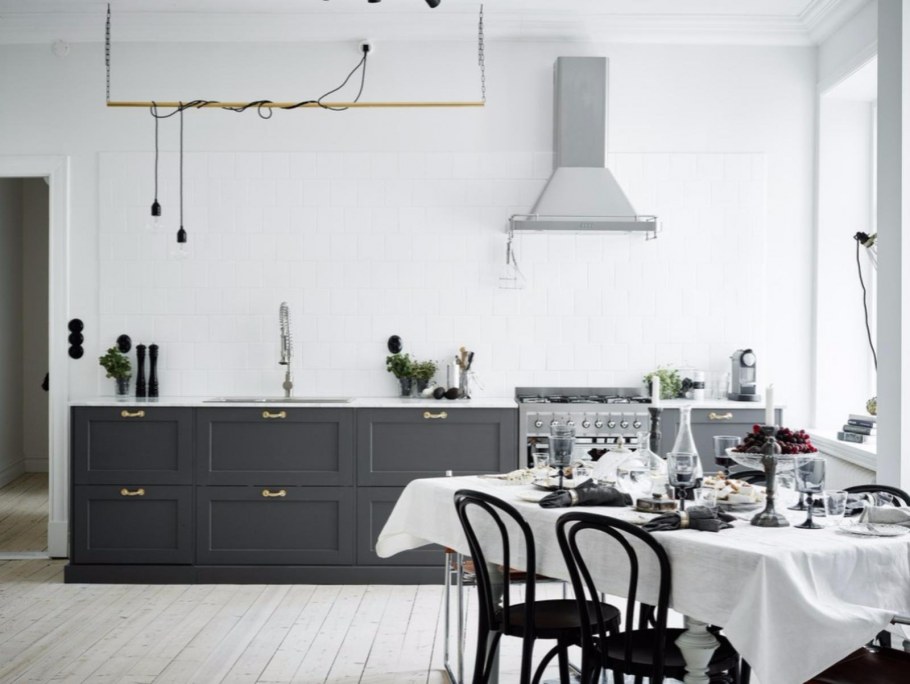 Кухонные шкафы в скандинавском стиле