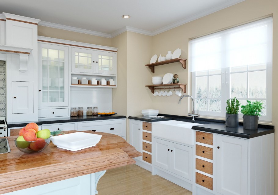 Маленькая кухня в скандинавском стиле