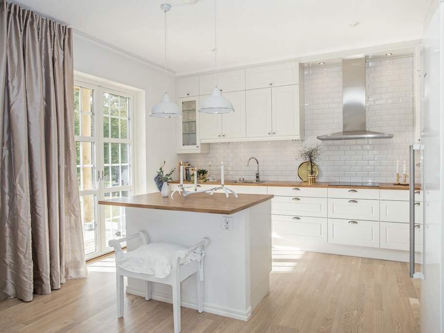 Скандинавский стиль в интерьере кухни малогабаритных