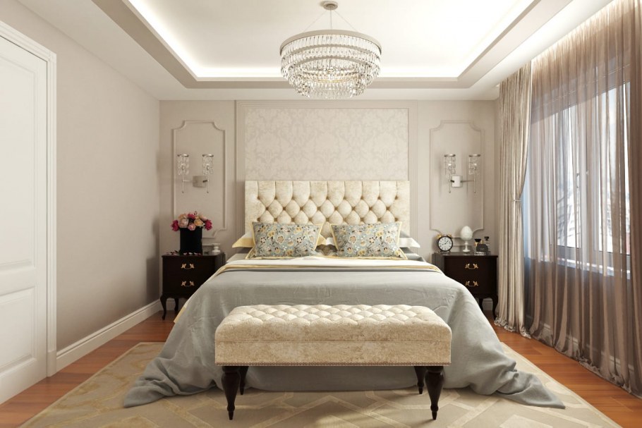 Зеркало в интерьере гостиной стиль Прованс