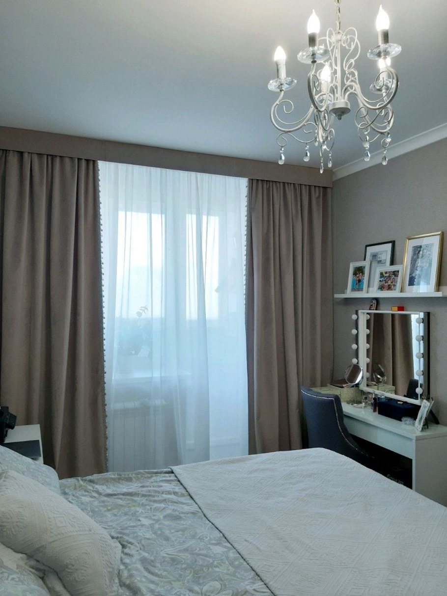 Бархатные шторы арт деко