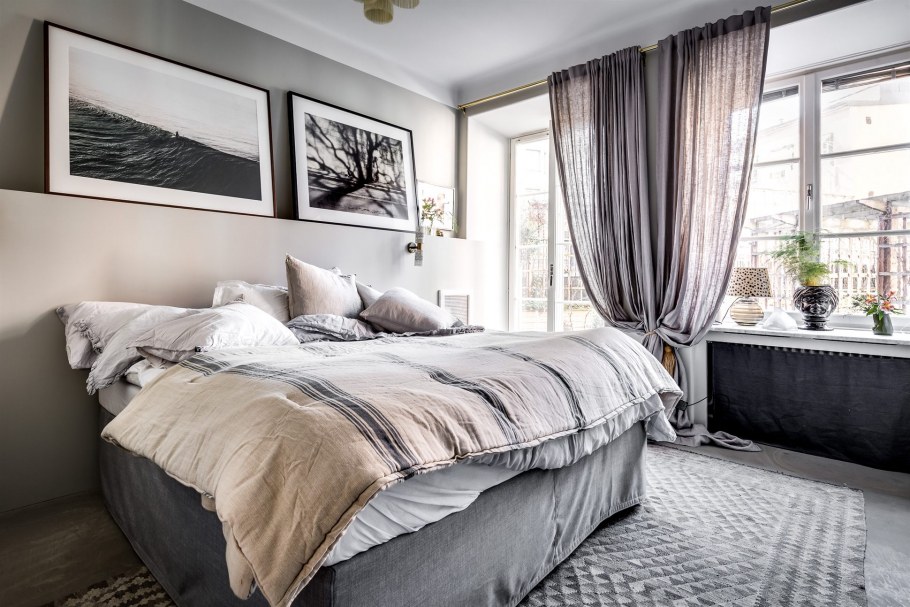 Шторы в спальню в классическом стиле