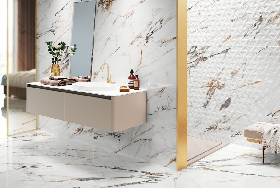 Керамогранит Porcelanite dos Firenze 6623 Calacatta Gold Pulido Ret