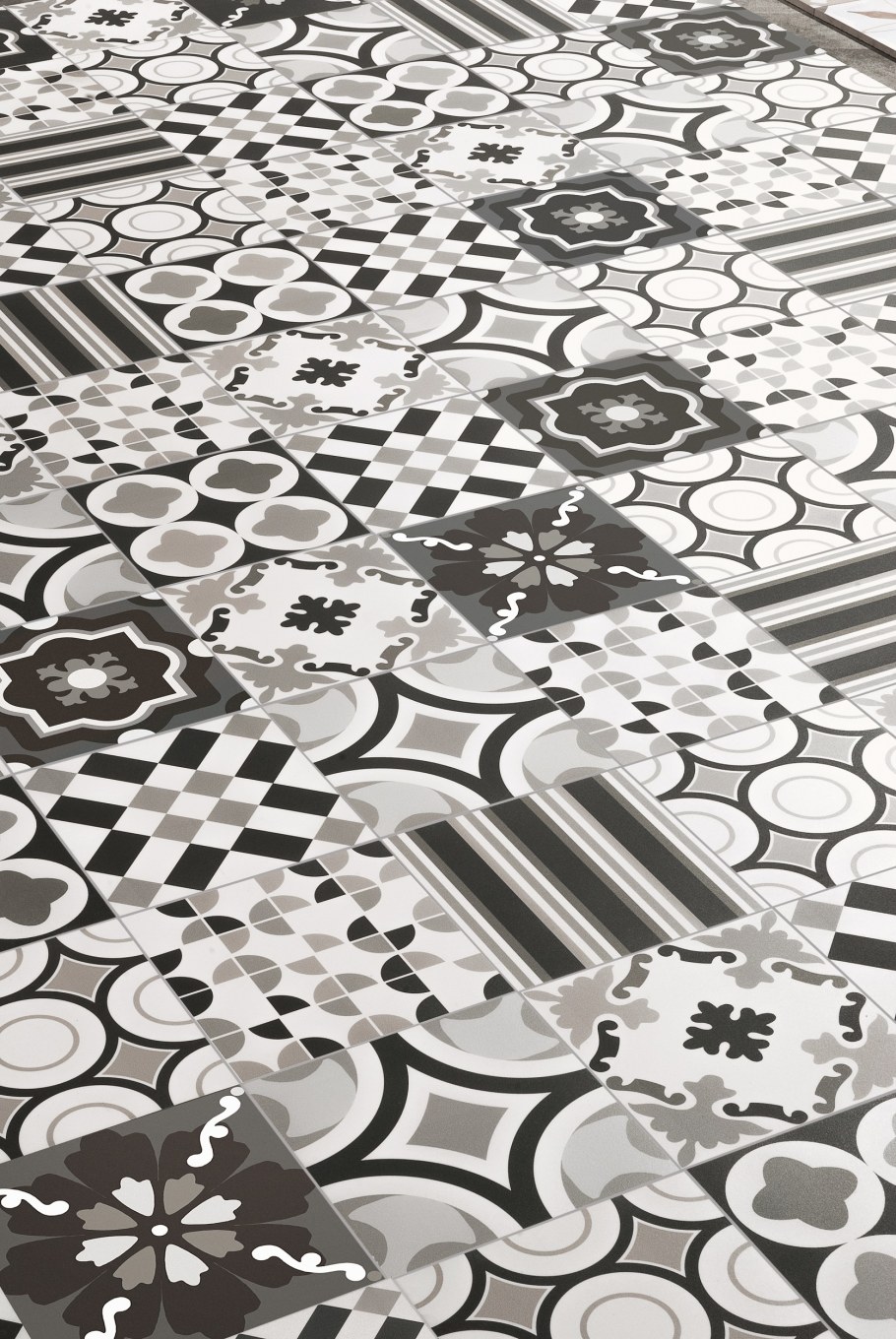 Плитка Patchwork Black White