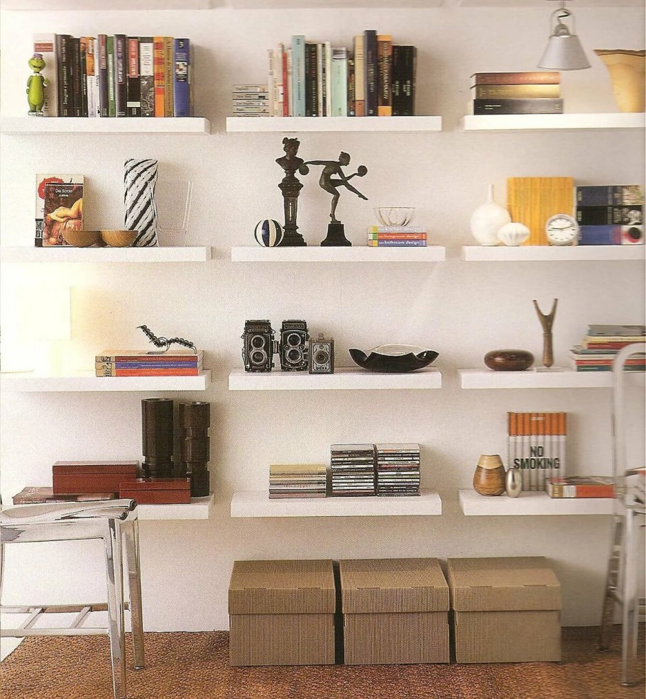 Стеллаж икеа в интерьере