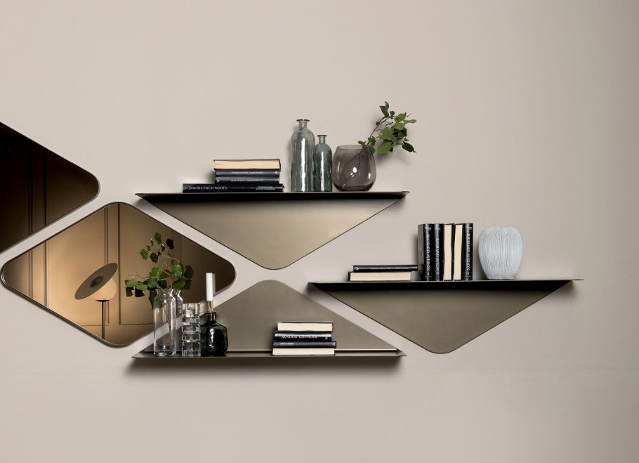 Интересные полки в современном интерьере
