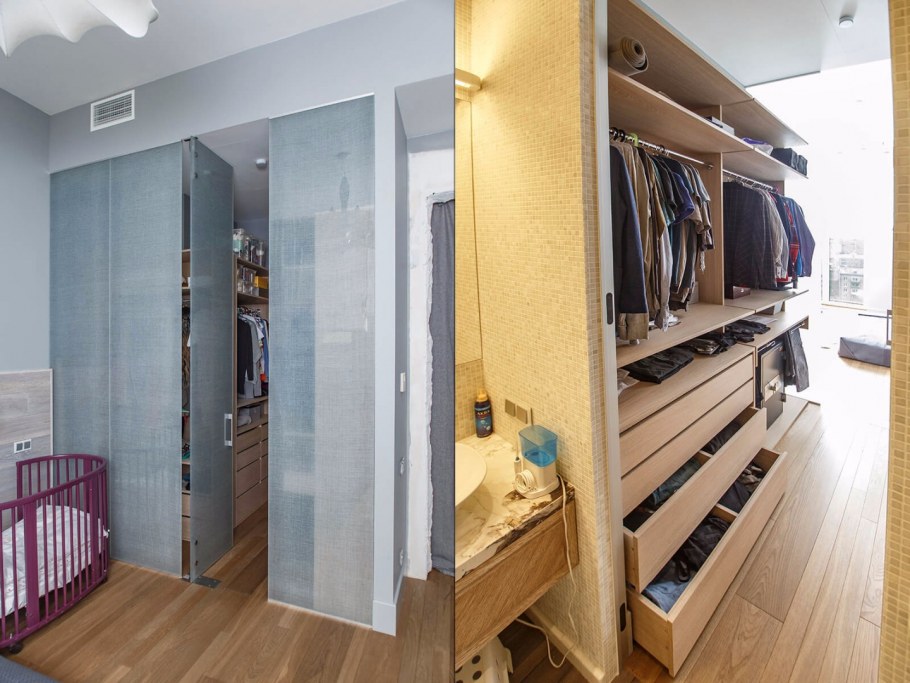 Отгородить гардеробную