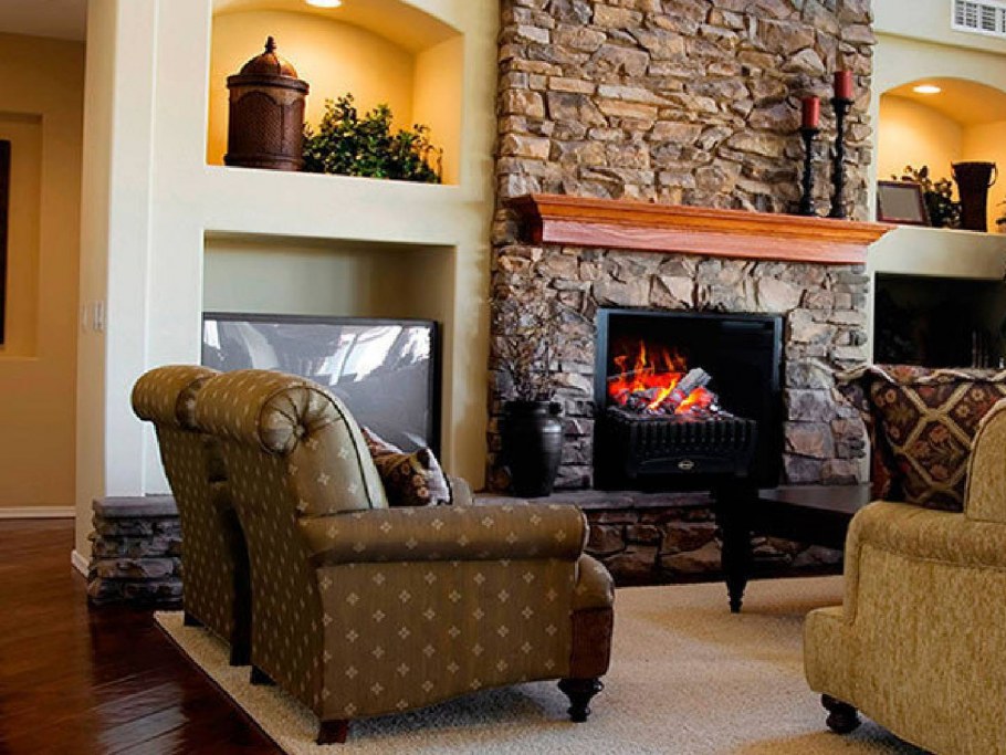 Камин в интерьере