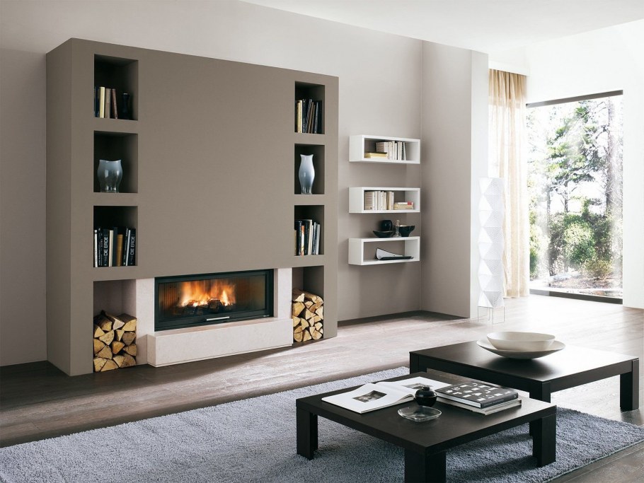 Гостиная с Электрj камином