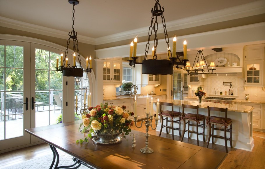 Планировка кухни в американском стиле