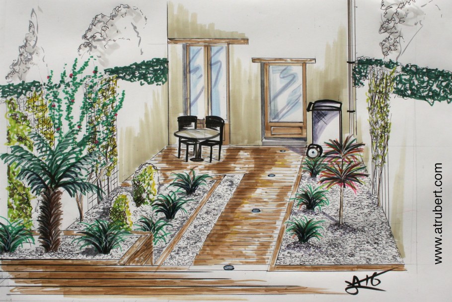 Скетч для ландшафтных дизайнеров