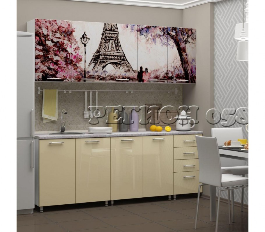 Кухня с фотопечатью 2,0м Париж