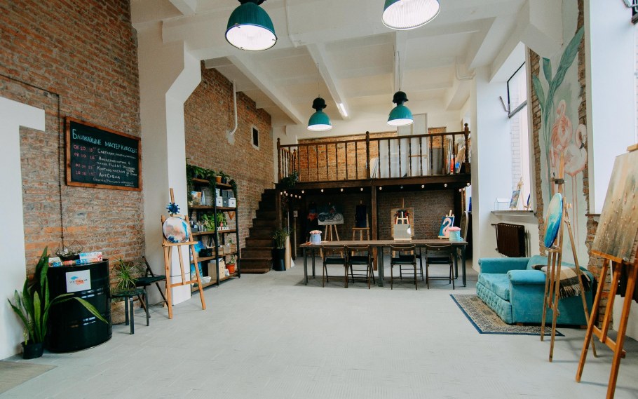 Интерьер художественных студий для детей