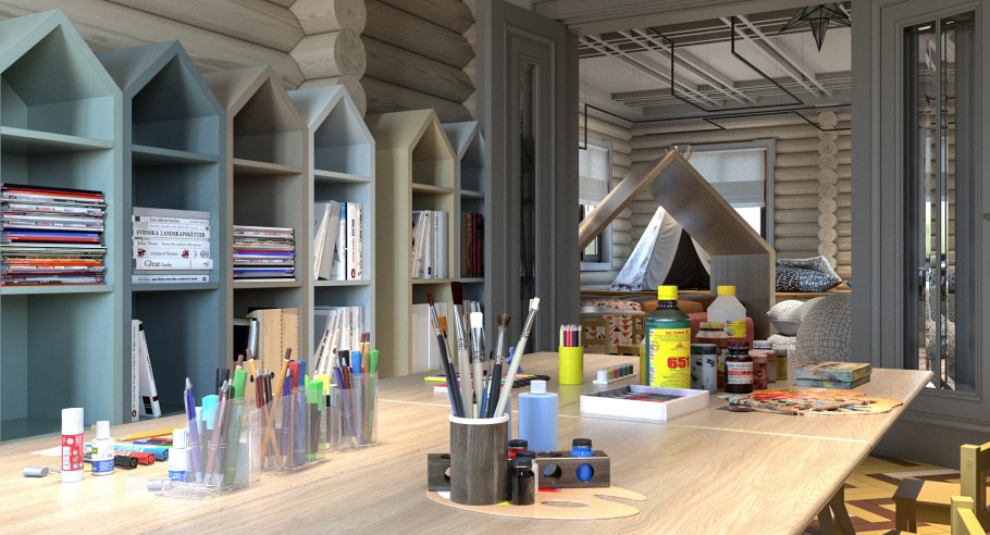 Интерьер художественной мастерской