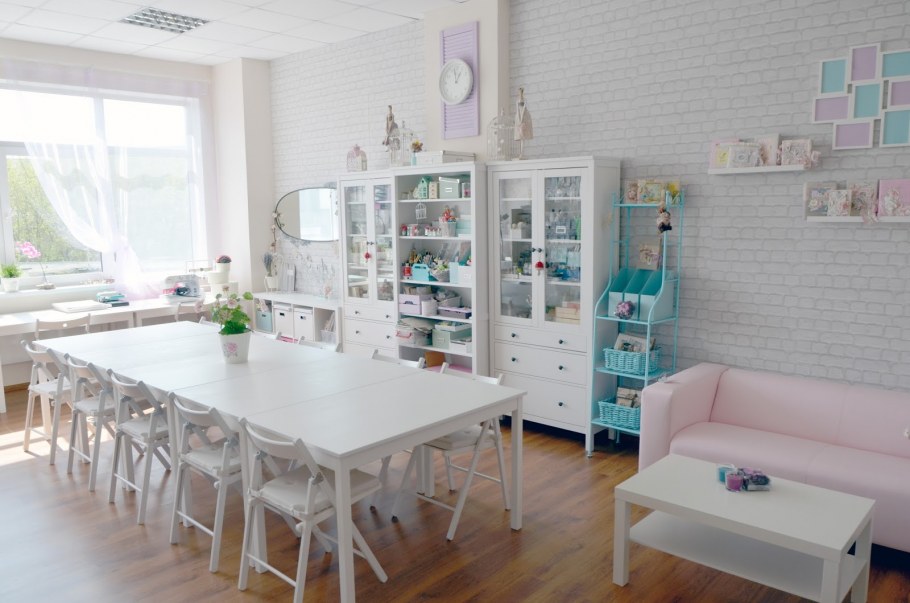 Интерьер творческой мастерской для детей