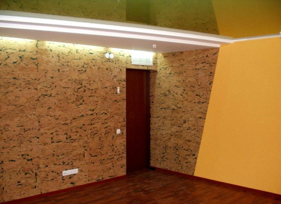 Пробковый материал для отделки стен