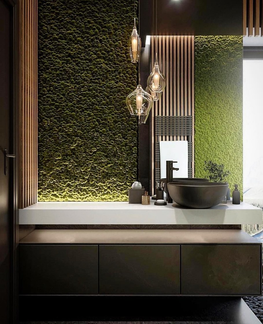 Ванна в тропическом стиле