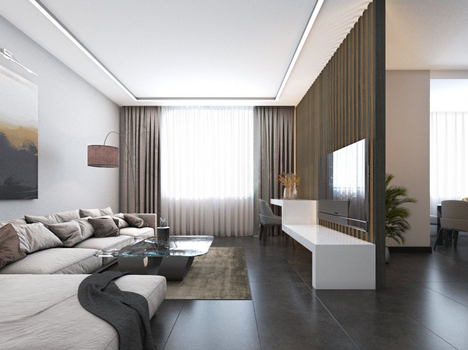 Простой лаконичный интерьер