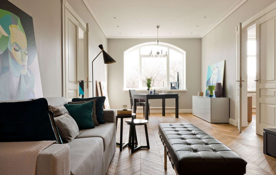 Небольшая гостиная в стиле Минимализм