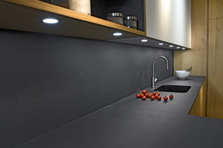 Керамогранит Laminam Calce Nero