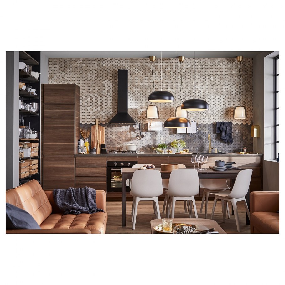 ОДГЕР стул, белый, бежевый