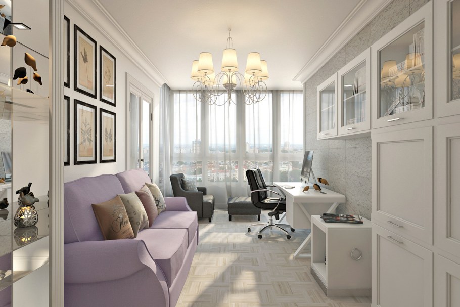 Кабинет в американском стиле