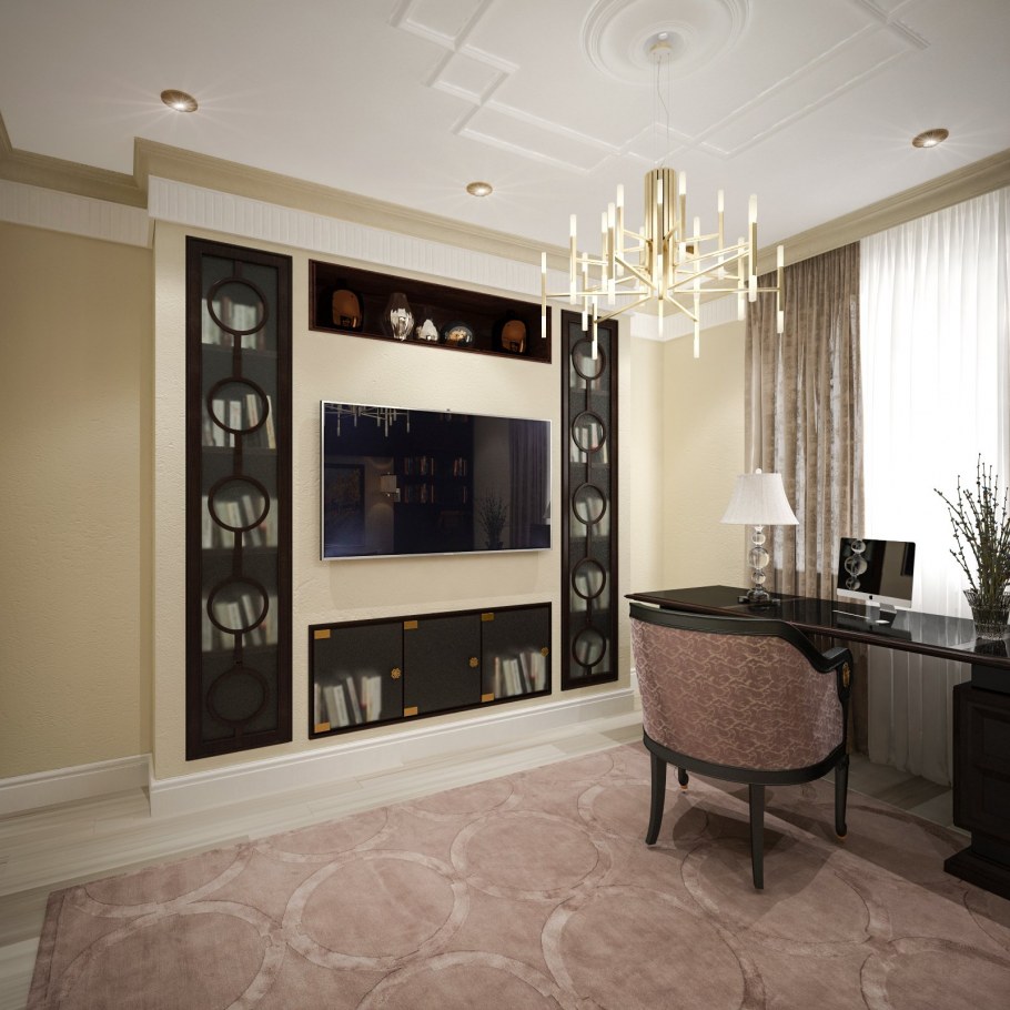 Неоклассика с элементами арт деко кухня