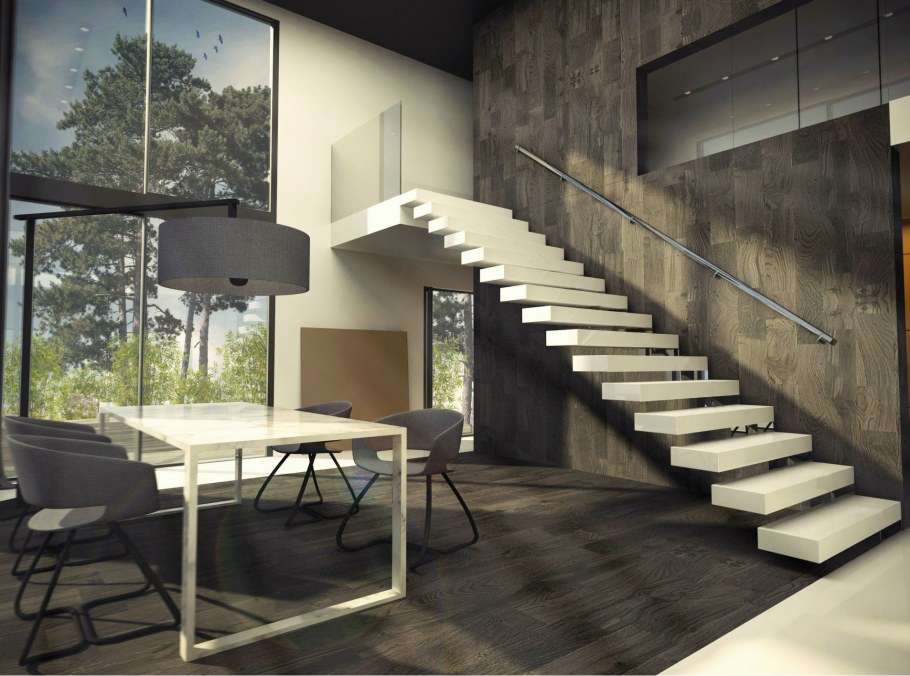 Лестница в стиле Минимализм