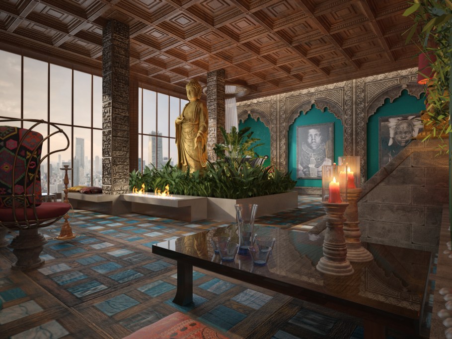 Псевдомавританский стиль в интерьере