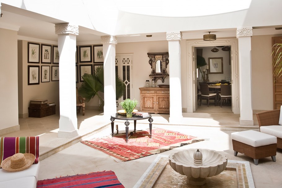 Марокканский жилой интерьер