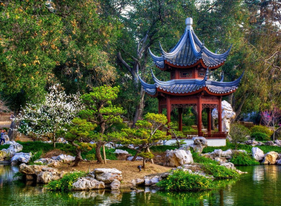 Китай парк пагода