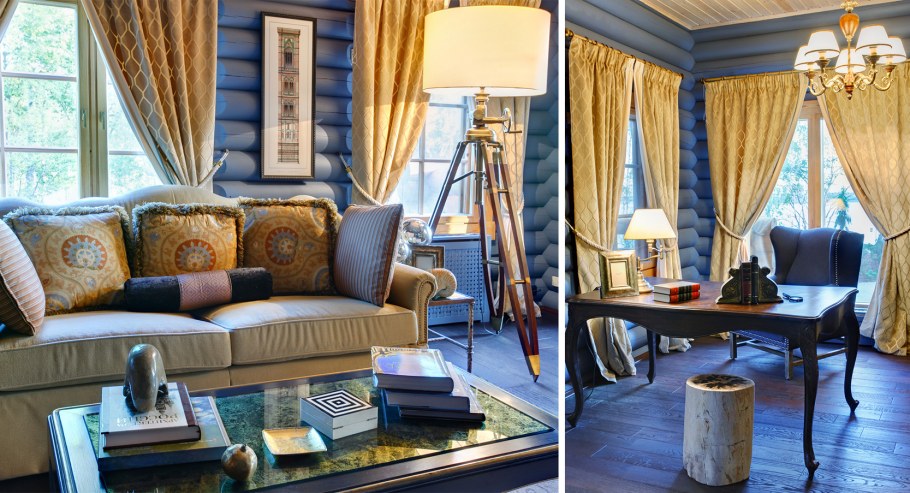 Интерьер старого деревянного дома