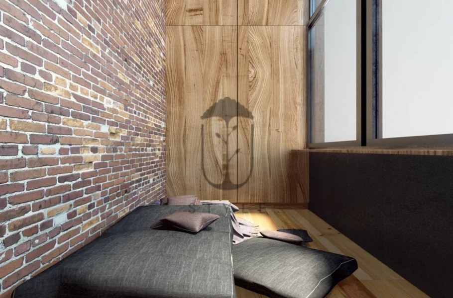 Спальня в стиле дерева