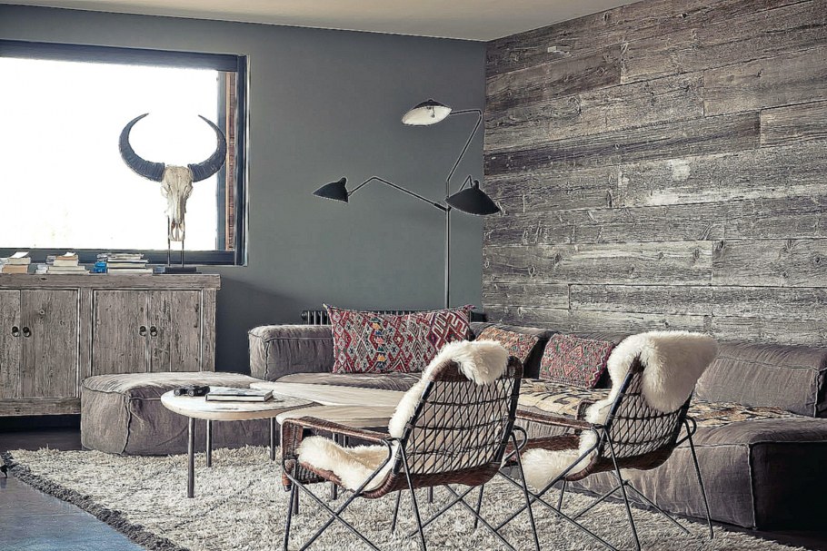 Имитация дерева в интерьере